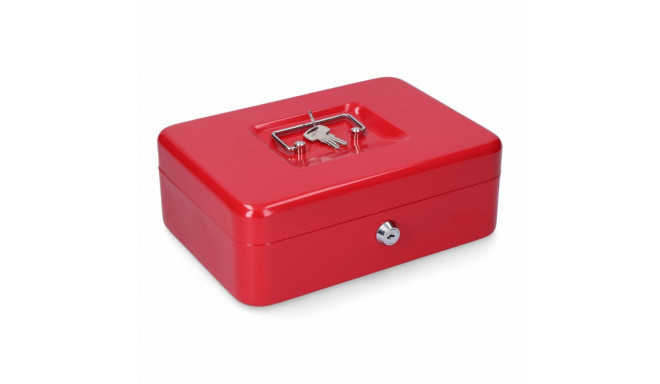 Safe-deposit box Micel CFC09 M13398 Red Steel 25 x 18 x 9 cm 250 x 180 x 90 mm