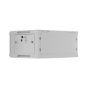 RACK CABINET 19" WALL-MOUNT 4U/600X450 WITH PERFORATED DOOR GREY LANBERG (FLAT PACK)