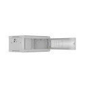 RACK CABINET 19" WALL-MOUNT 4U/600X450 WITH PERFORATED DOOR GREY LANBERG (FLAT PACK)