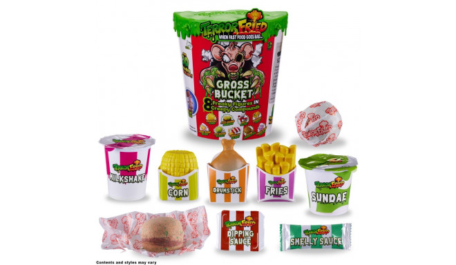 TERROR FRIED mängukomplekt Koledate suupistete ämber