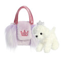 AURORA Fancy Pals Mīkstā rotaļlieta Dog in a bag, 20 cm