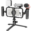 SmallRig 4704 All in One Video Kit For Smartphone Creators with Audio and Lighting System Full Quick