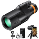 K&F Concept BaK-4 12x50 spotting scope with smartphone mounting adapter - black