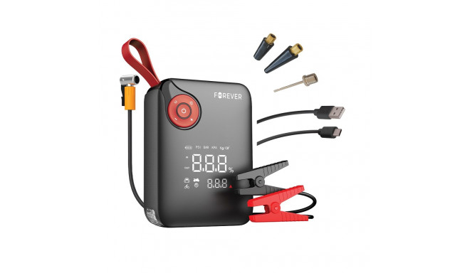 Forever jump starter 4in1 JS-400 26,64Wh black-red