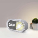 Alarm clock with LED Bunny night light PURE FNL-05 INGRID white long Forever Light