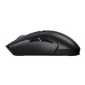Aula F813 2in1 RGB Gamin 2.4G Wireless + USB Wired Mouse 7 button 800-4800dpi with battery Black