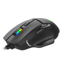 Aula F815 RGB Проводная USB Игровая Мышь с 7 Кнопками / Макросами 12800dpi Черная