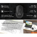 Aula AM205 2.4G Wireless Compact Mouse 4 buttons 800-1600dpi Black