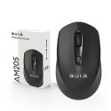 Aula AM205 2.4G Wireless Compact Mouse 4 buttons 800-1600dpi Black
