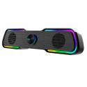 Aula N-169B-BT 2in1 Wireless Bluetooth TV Soundbar / PC Notebook 2.0 10W Speakers 3.5mm + USB RGB Bl