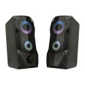 Aula N-301 Stilne Kompaktne PC / Sülearvuti 2.0 10W Stereo Kõlarid 3.5mm + USB RGB + Kaugjuhtimispul
