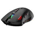 Aula H512 RGB taustavalgus Kootud juhtmega mänguhiir 12 programmeeritavat nuppu 400-5000dpi Must