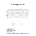 Aula AWK310 Wireless Bluetooth Keyboard for Smart TV / PC / Tablet PC with EN / RUS Layout Black
