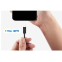 Samsung EP-DX510JBE 100W 5A Ultra Power USB-C to USB-C Andme- ja Laadimiskaabel 1.8m Must (Blister)