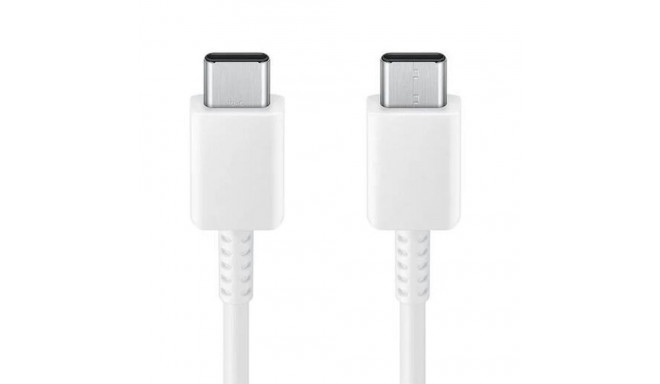 Samsung EP-DW767JWE 25W Üks universaalne 3A Kiire USB-C kuni USB-C Andme- ja Laadimiskaabel 1.8m Val