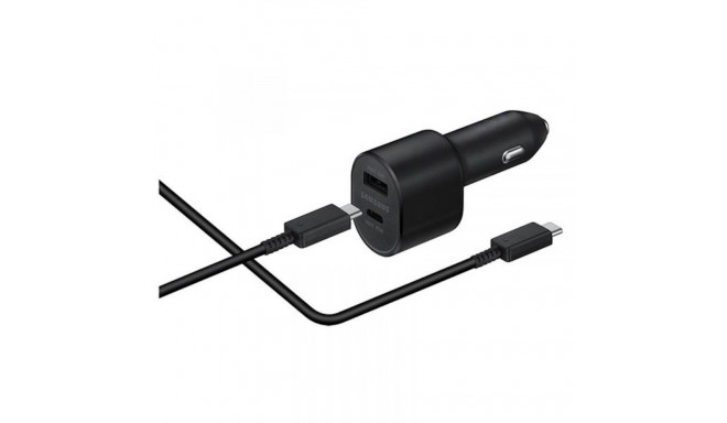 Samsung EP-L5300XBE 60W Ülitõhus Auto Laadija 45W USB-C / 15W USB + USB-C 1m Kaabel Must (Blister)