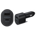 Samsung EP-L5300XBE 60W Ülitõhus Auto Laadija 45W USB-C / 15W USB + USB-C 1m Kaabel Must (Blister)