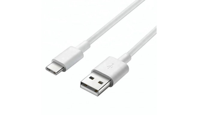 Samsung EP-DG970BWE USB 2.0 kuni USB-C 3.1 Qualcom Andme- ja Laadimiskaabel 1m Valge (OEM)