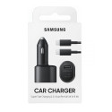 Samsung EP-L5300XBE 60W Ülitõhus Auto Laadija 45W USB-C / 15W USB + USB-C 1m Kaabel Must (Blister)