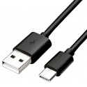 Samsung EP-DG950CBE Galaxy S8 S8+ USB 2.0 to Type-C 3.1 Qualcom Andme- ja Laadimiskaabel 1.2m Must (