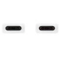 Samsung EP-DA905BWE 100W 6A Universaalne USB-C kuni USB-C laadimis- ja andmekaabel Valge 1m (OEM)