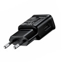 Samsung EP-TA200EBE Adaptatiivne 15W Pistik USB 3.1 Kiirlaadimise 3.0 Kiire Laadija Must (OEM)