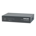 INTELLINET 5-Port PoE+ Gigabit Switch Desktop PoE Passthrough 4 x PSE PoE ports 1 x PD PoE port IEEE