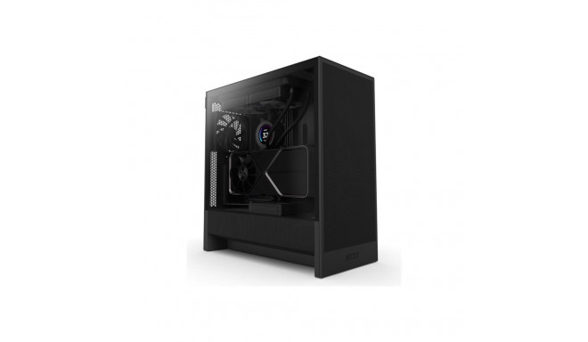 NZXT PC korpus H5 Flow midi tower 2024 must aknaga