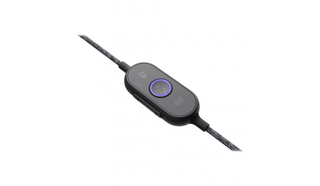LOGITECH Zone Wired MSFT Teams kõrvapealne juhtmega USB-C peakomplekt grafiit Microsoft Teamsi serti