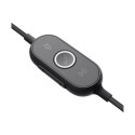 LOGITECH Zone Wired MSFT Teams kõrvapealne juhtmega USB-C peakomplekt grafiit Microsoft Teamsi serti