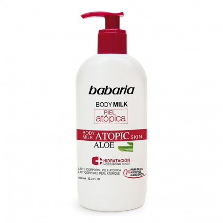 BABARIA PIEL ATOPICA LECHE CORPORAL ALOE 400ML