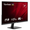 LCD Monitor|VIEWSONIC|VA2708-4K-HD|27"|Panel IPS|3840x2160|16:9|60 Hz|Matte|4 ms|Tilt|Colour Black|V