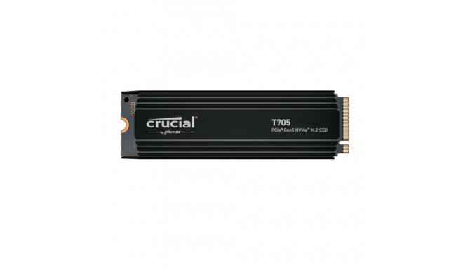 SSD|CRUCIAL|T705|1TB|M.2|PCIe Gen5|NVMe|Write speed 10200 MBytes/sec|Read speed 13600 MBytes/sec|TBW