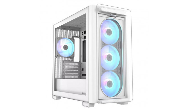 Case|ASUS|A23 PLUS|MidiTower|Case product features Transparent panel|MicroATX|MiniITX|Colour White|A