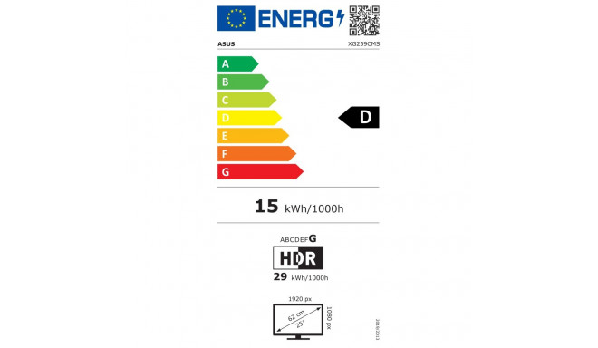 LCD Monitor|ASUS|ROG Strix XG259CMS|24.5"|Gaming|Panel IPS|1920x1080|16:9|310Hz|1 ms|Swivel|Pivot|He
