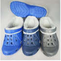 SLIPP WITH FUR MBYY4 WOMEN 39 BLUE