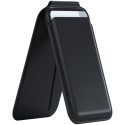 SATECHI Vegan-Leather Magnetic Wallet Stand (Black)