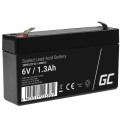 Battery - Green Cell Agm13 6v 1.3ah