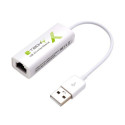 Ethernet Adapter - Techly USB 2.0 to Fast Ethernet 10/100 Mbps White