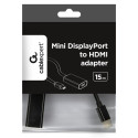 Video Adapter - Gembird Mini DisplayPort HDMI Type A Black