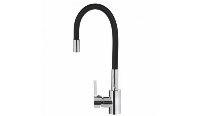 Kitchen Faucet - Pyramis 090919638 Kitchen Faucet Black, Chrome -> Bla