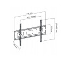 Wall Mount - MultiOffice AR-18 LCD Bracket 30-50" Black