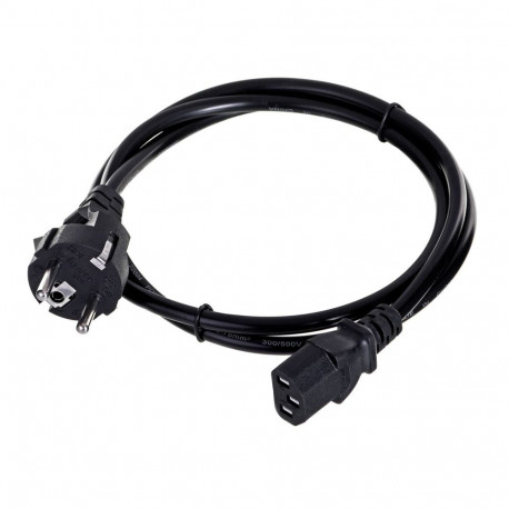 Power Cable - Savio CL-138 1.2m IEC C13 Male to Type E Female Black