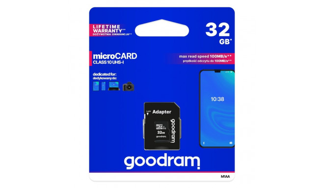 Microsd Memory Card - Goodram M1aa-0320r12, Gold