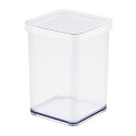 Square Treat Container - Rotho 1.0L LOFT Transparent/White