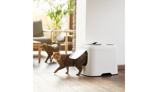 Cat Litter Box - Rotho Biala White