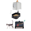 Cat Litter Box - Rotho Biala White