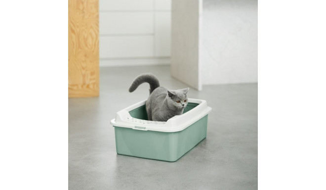 Cat Litter Box - Rotho Bonnie Eco, Green