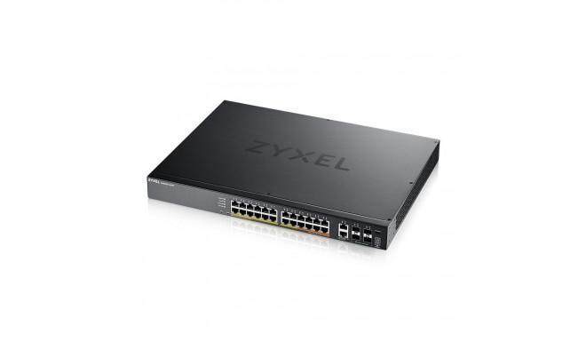 Ethernet Switch - Zyxel Xgs2220-30hp Managed, Black