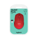 Wireless Mouse - Logitech M330 Silent Plus 1000 DPI Red